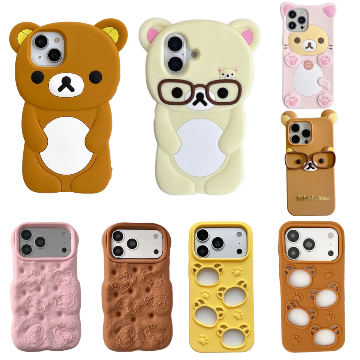 Phone Cases Y2K - So Cute 3D Cartoon Teddy Bear