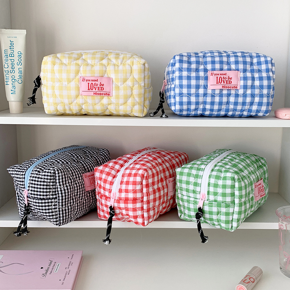 Phone Cases The Dairy - Fashion Simple Heart Square Makeup Bag