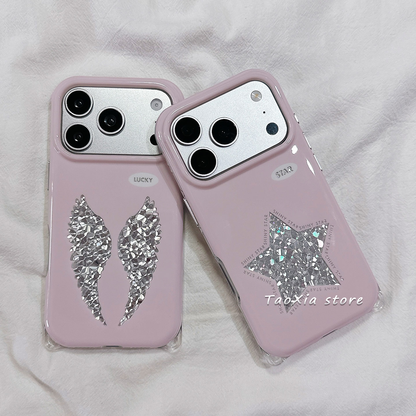 Korean Ins Pink Angel Wings St - đánh giá và giá Phone Cases Y2K