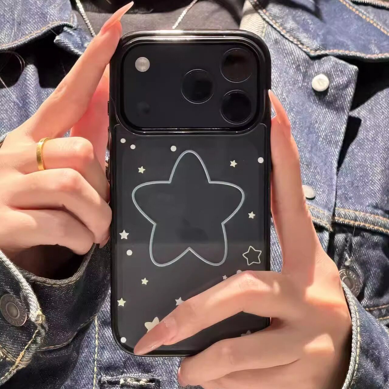 Blue Line Pentagram Minimalist - đánh giá và giá Phone Cases Y2K