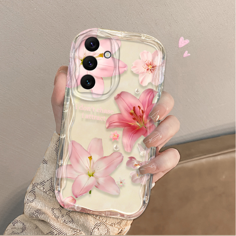 Beautiful Pink Lily Pattern Ph - đánh giá và giá Phone Cases A14 Samsung