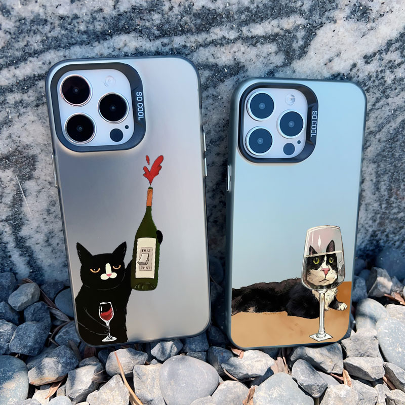 Dark Funny Cartoon Cat Have Fu - đánh giá và giá Phone Cases Quirky