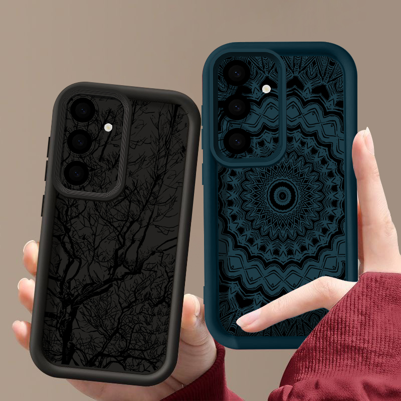 Retro Flower Totem Pattern Cas - đánh giá và giá Phone Cases A14 Samsung