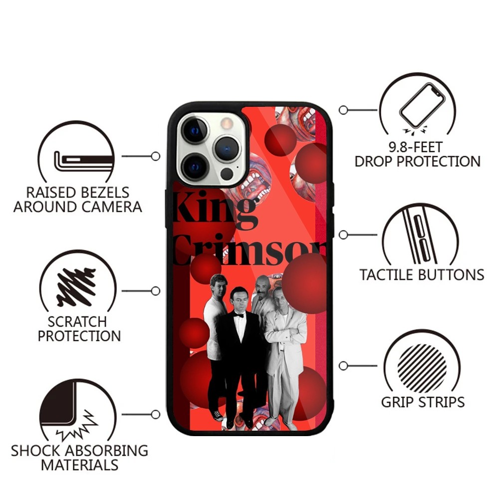 Red C-Crimson King Band Phone  - đánh giá và giá Phone Cases Pinterest
