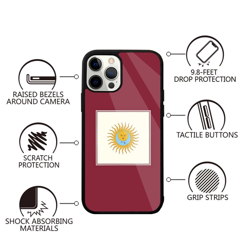 Red C-Crimson King Band Phone  - đánh giá và giá Phone Cases Pinterest