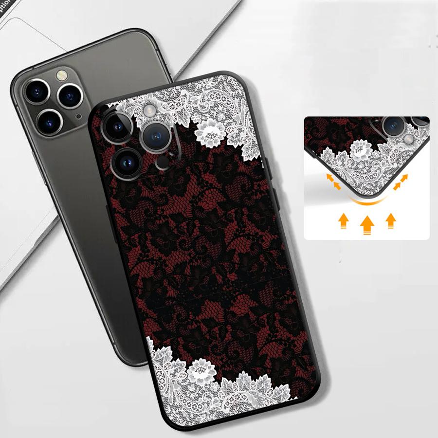 Black And Red Sexy Lace Phone  - đánh giá và giá Phone Cases Xs Iphone