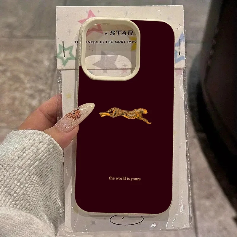Fashion Leopard Wine Red Soft  - đánh giá và giá Phone Cases Trending