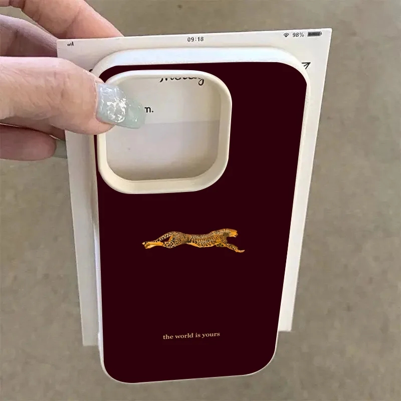 Fashion Leopard Wine Red Soft  - đánh giá và giá Phone Cases Trending