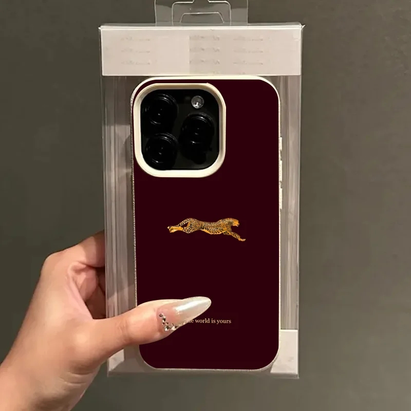 Fashion Leopard Wine Red Soft  - đánh giá và giá Phone Cases Trending