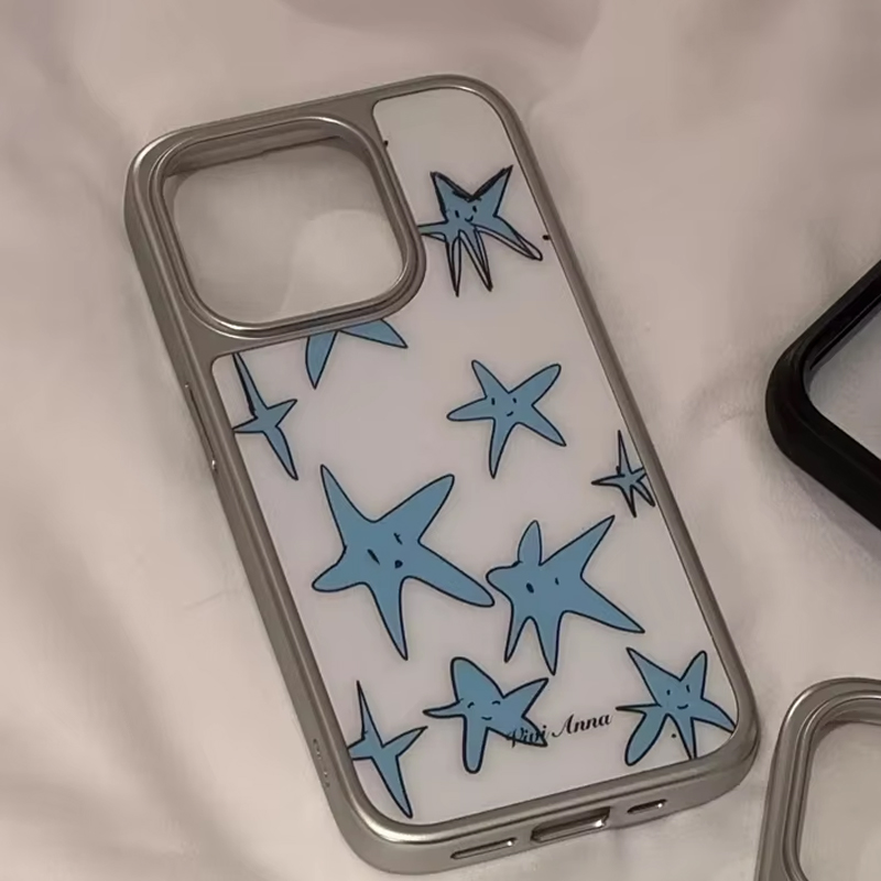 Ins Niche Creative Blue Star P - đánh giá và giá Phone Cases Y2K