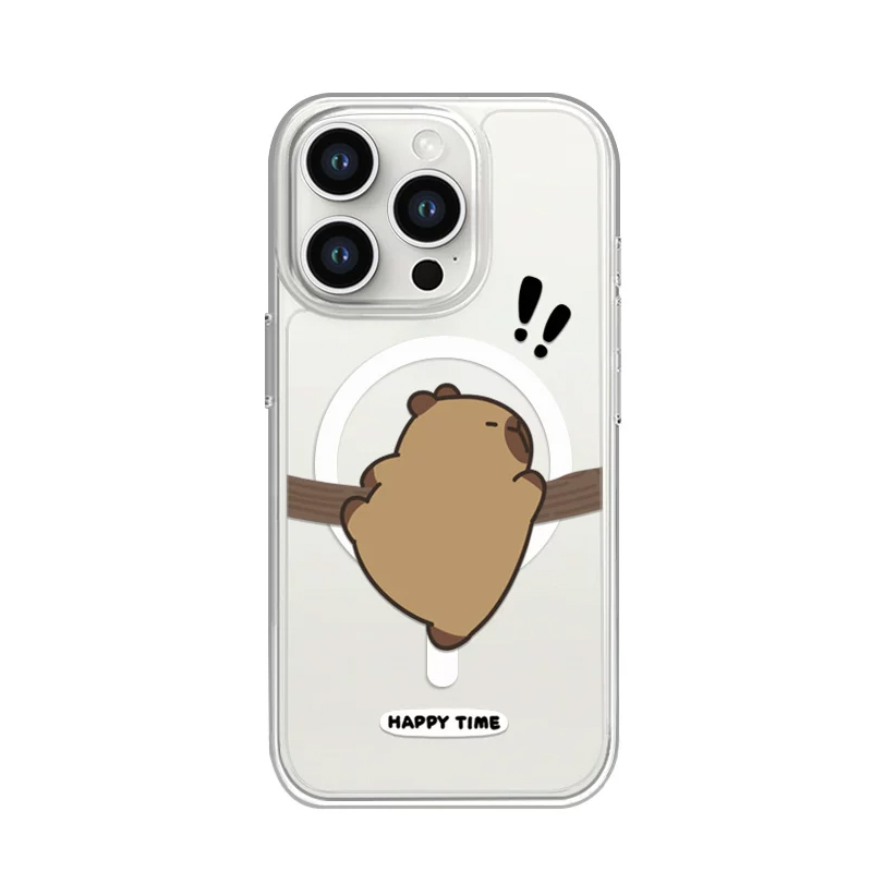 Cute Funny Tree Climbing Capib - đánh giá và giá Phone Cases Quirky