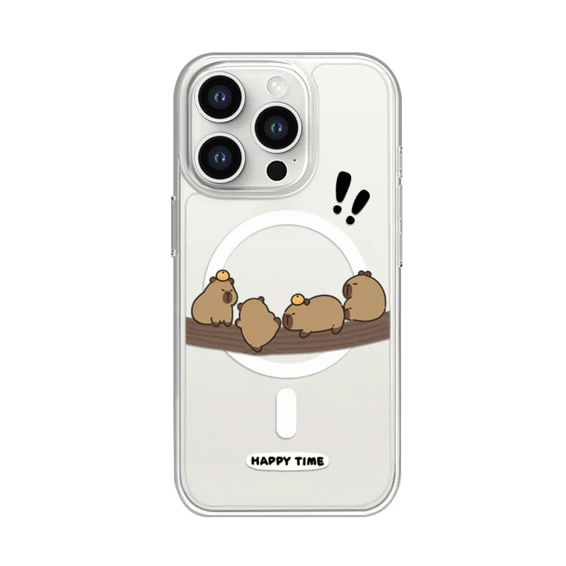 Cute Funny Tree Climbing Capib - đánh giá và giá Phone Cases Quirky