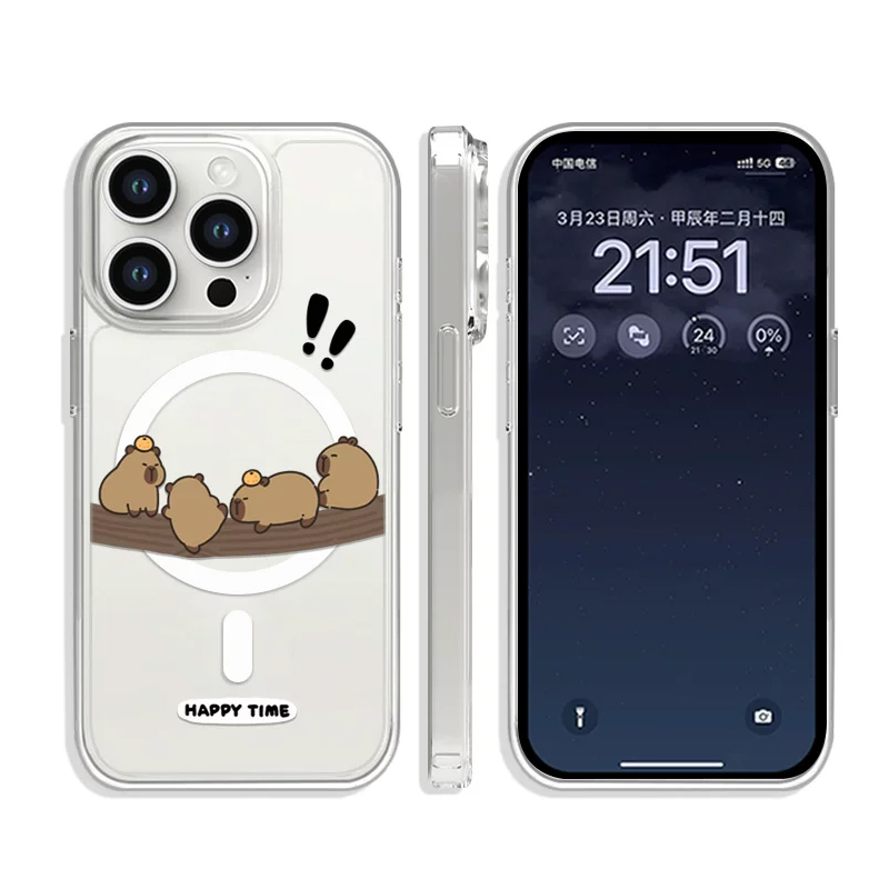 Cute Funny Tree Climbing Capib - đánh giá và giá Phone Cases Quirky