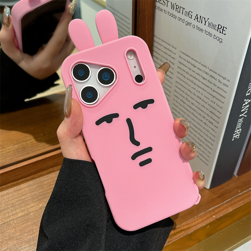 Kawaii 3D Funny Cartoon Pink E - đánh giá và giá Phone Cases Quirky