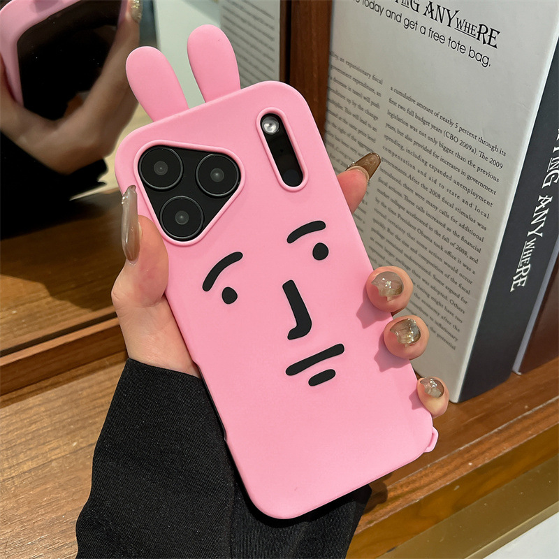 Kawaii 3D Funny Cartoon Pink E - đánh giá và giá Phone Cases Quirky
