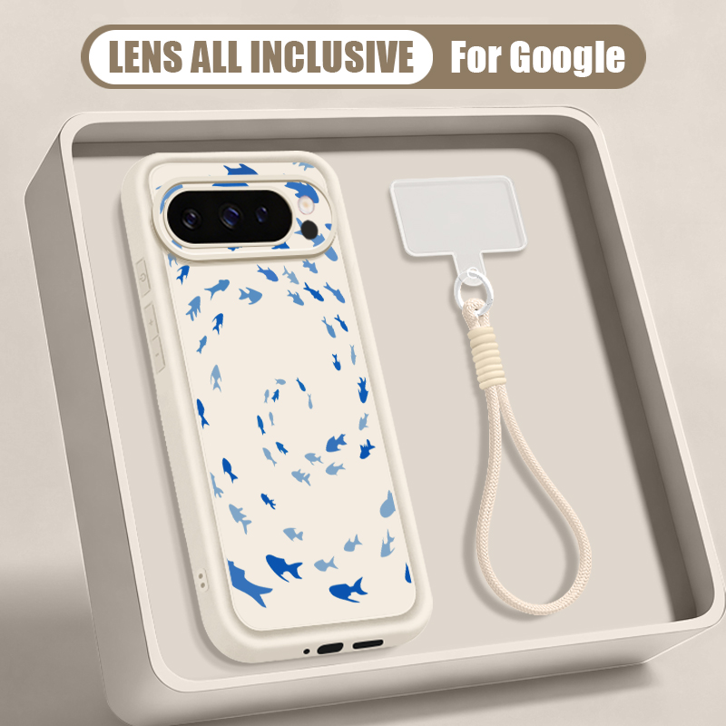 Humpback Whale Print Wrist Str - đánh giá và giá Phone Cases Pixel 9A