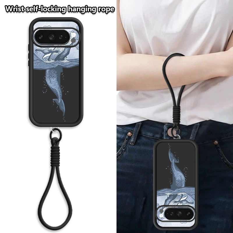 Humpback Whale Print Wrist Str - đánh giá và giá Phone Cases Pixel 9A