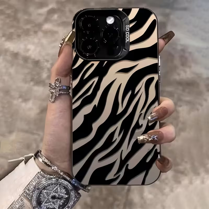 Zebra Pattern Black Advanced I - đánh giá và giá Phone Cases Xs Iphone