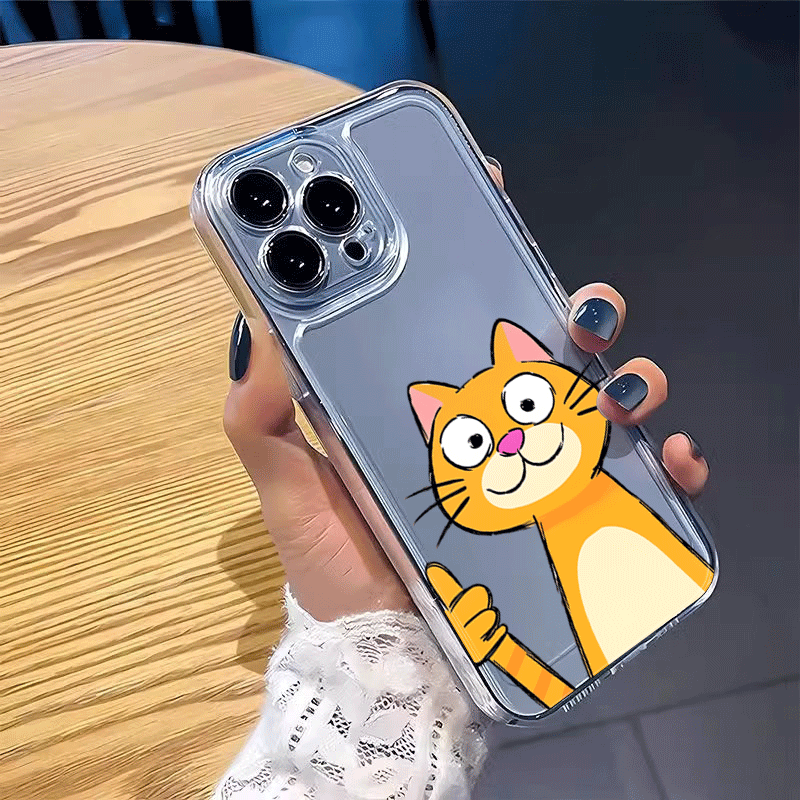 Cute Cartoon Orange Cat Patter - đánh giá và giá Phone Cases Orange