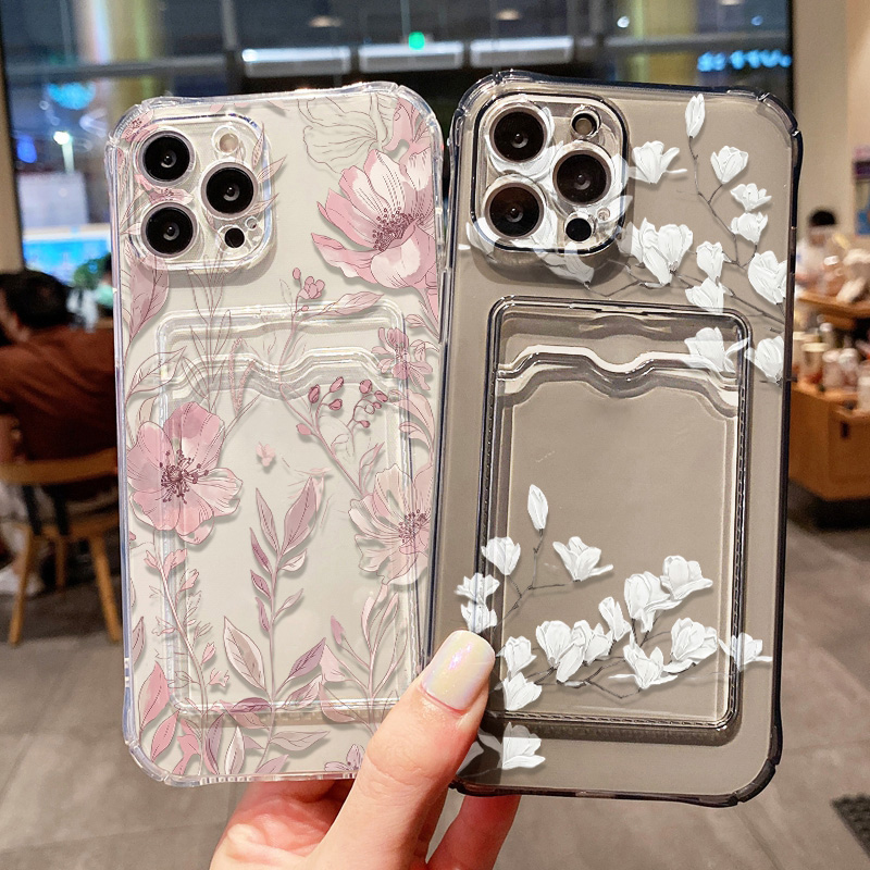 Flower Phone Case For Samsung  - đánh giá và giá Phone Cases With Card Holder