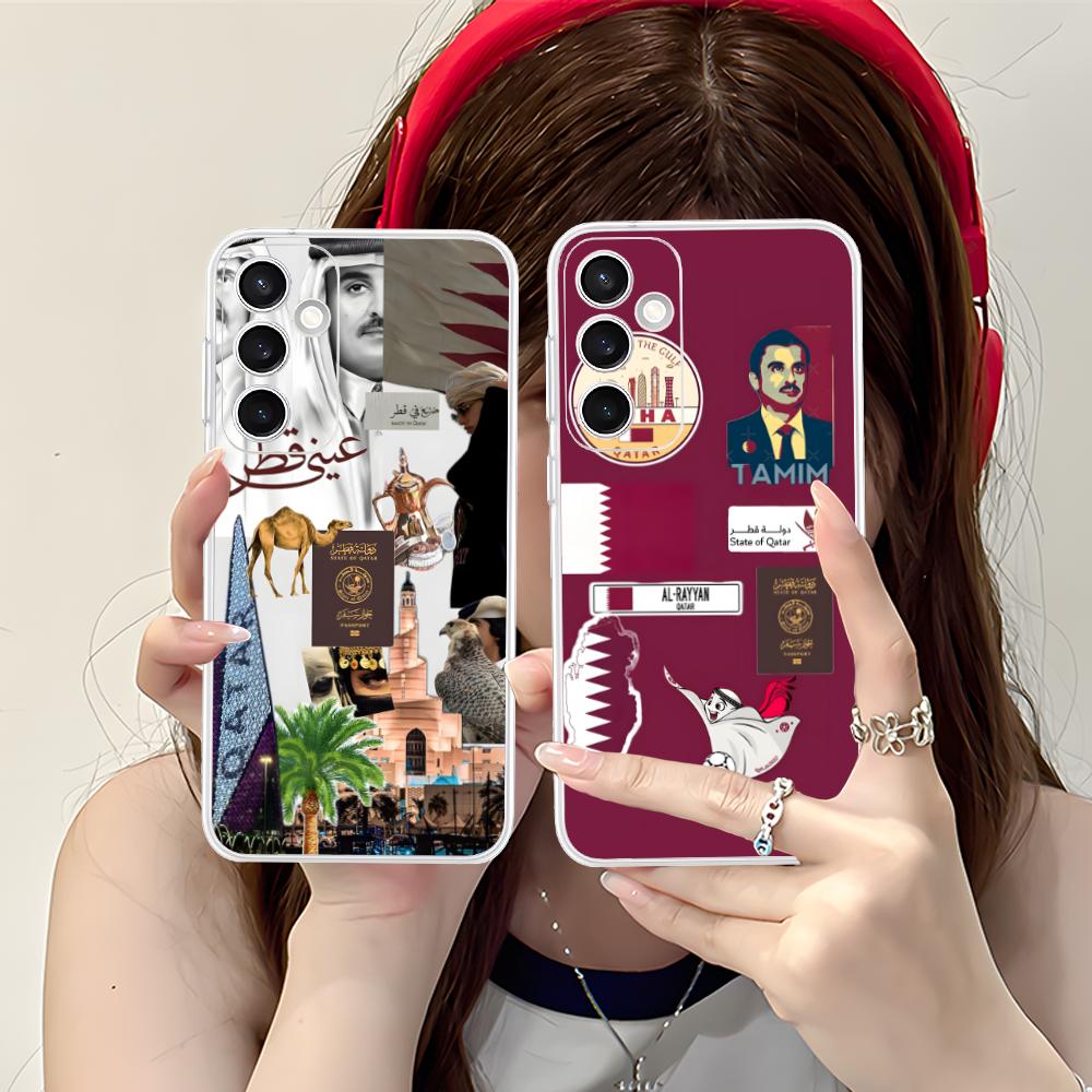 Qatar Flag Clear Mobile Phone  - đánh giá và giá Phone Cases Qatar