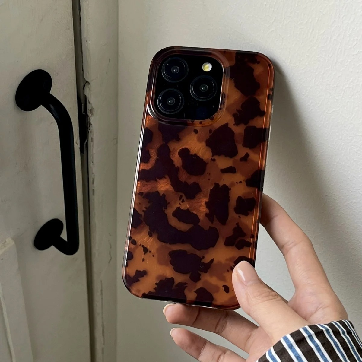 Retro Amber Texture Laser Phon - đánh giá và giá Phone Cases Xs Iphone