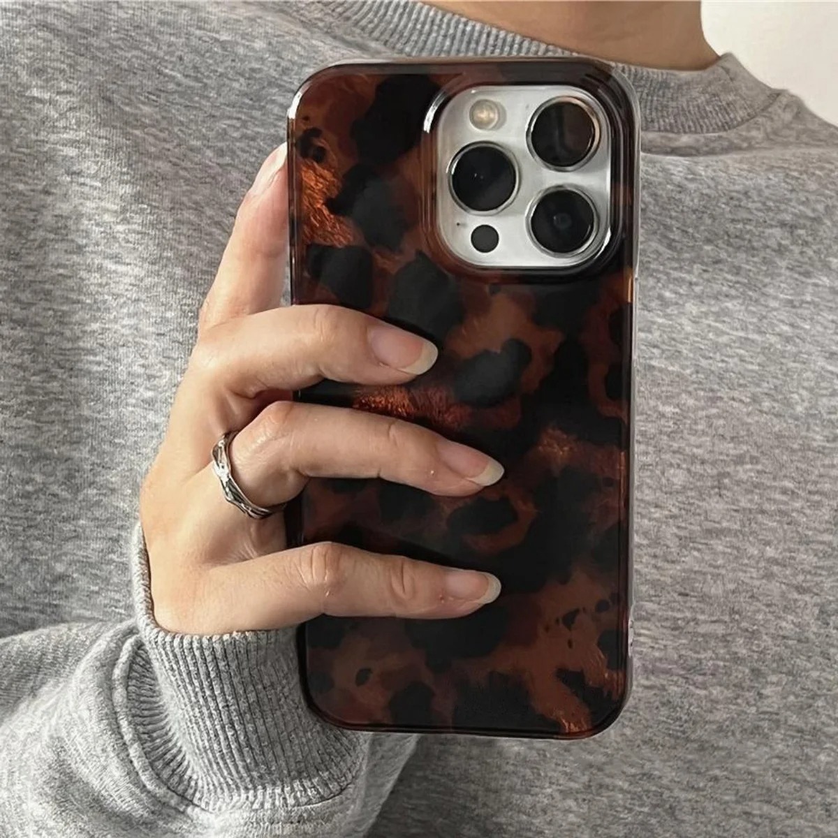 Retro Amber Texture Laser Phon - đánh giá và giá Phone Cases Xs Iphone