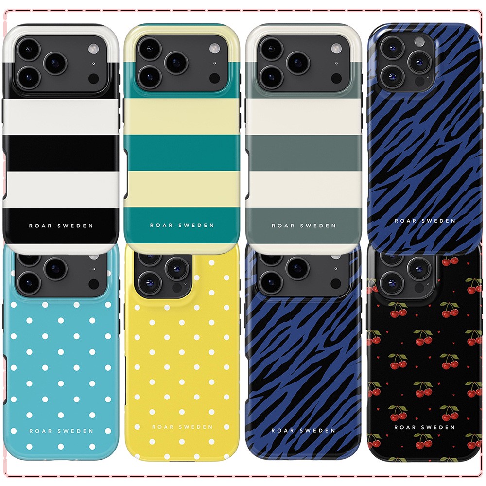 Roar Sweden Blue Polka Phone C - đánh giá và giá Phone Cases Sweden