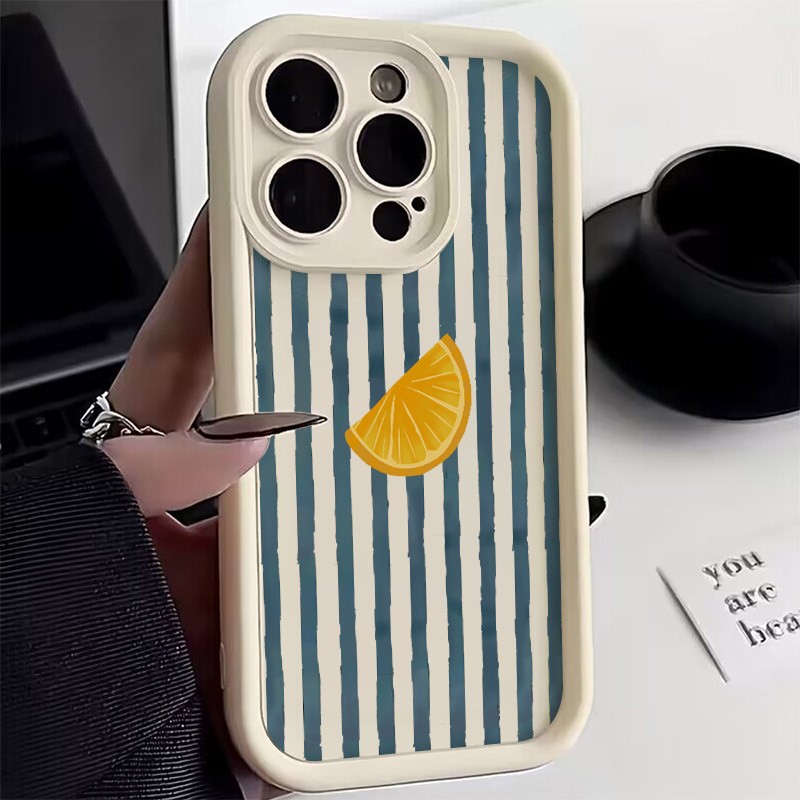 Striped Lemon Slice Pattern Ph - đánh giá và giá Phone Cases Xs Iphone