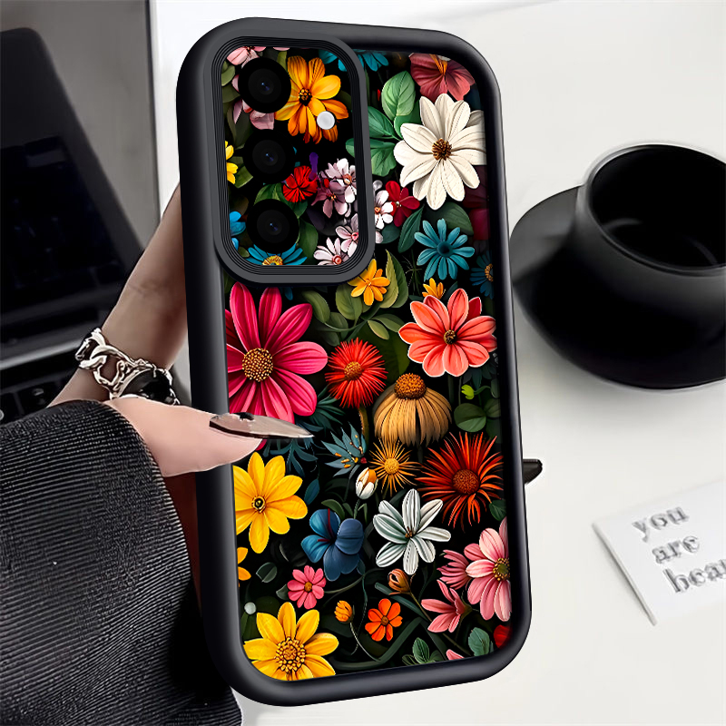 Colorful Flowers Pattern Case  - đánh giá và giá Phone Cases A14 Samsung