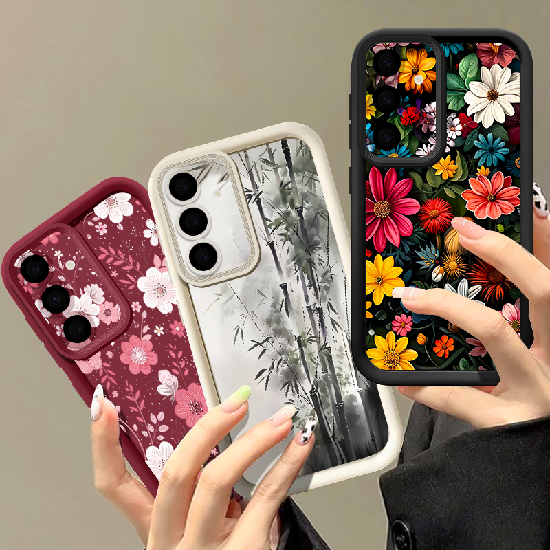 Colorful Flowers Pattern Case  - đánh giá và giá Phone Cases A14 Samsung