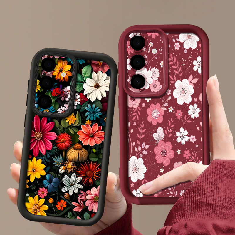 Colorful Flowers Pattern Case  - đánh giá và giá Phone Cases A14 Samsung
