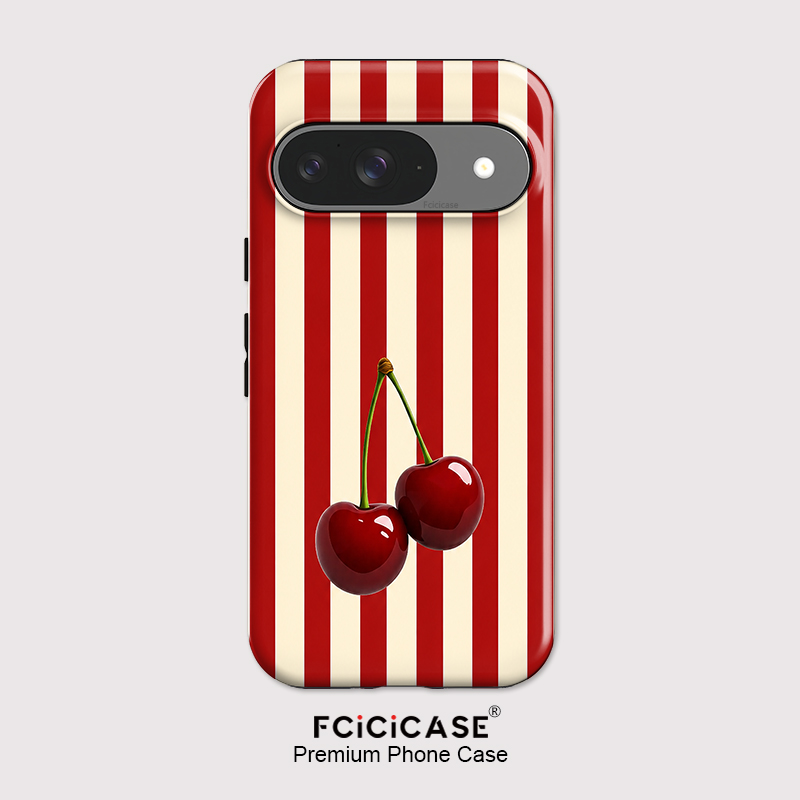 Fcicicase Cherry Stripe Patter - đánh giá và giá Phone Cases Google Pixel 9
