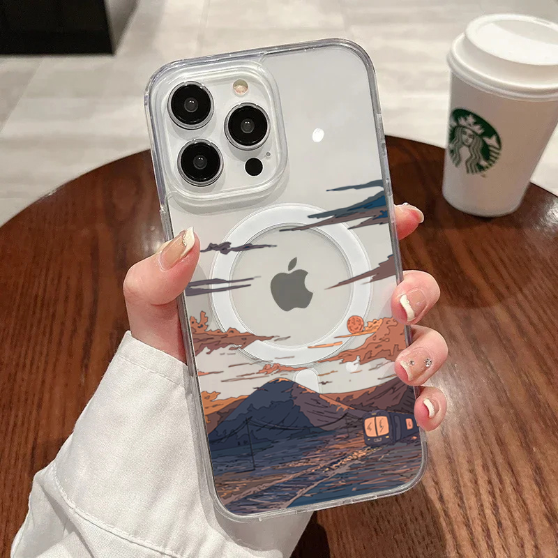 Sunset Pattern Fashion Phone C - đánh giá và giá Phone Cases Trending