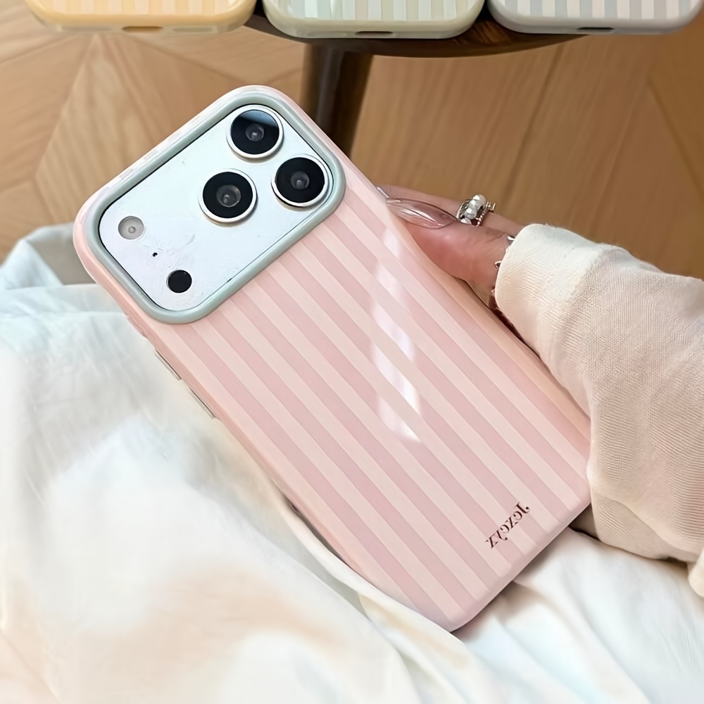 Luxury Korean Fashion Stripes  - đánh giá và giá Phone Cases Trending