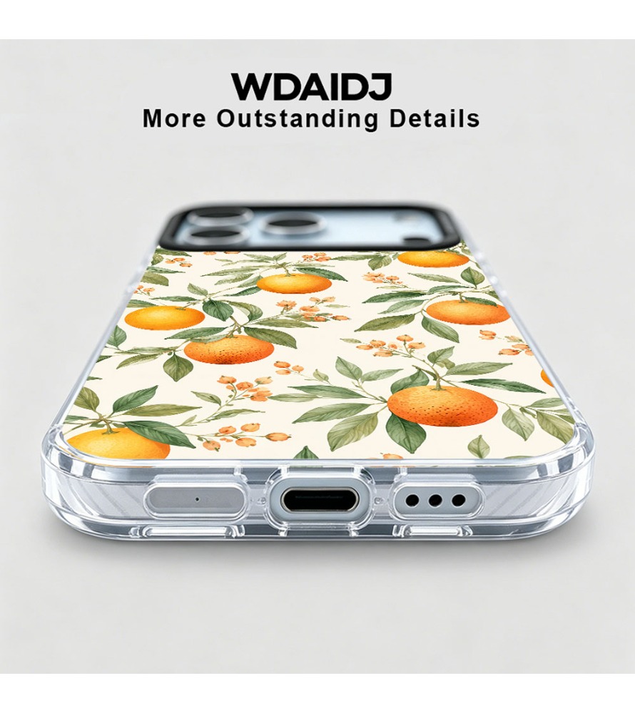 Hand Drawn Orange Branch Patte - đánh giá và giá Phone Cases Orange