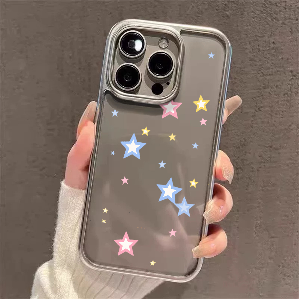 Y2K Stars Fashion Clear Cases  - đánh giá và giá Phone Cases Y2K