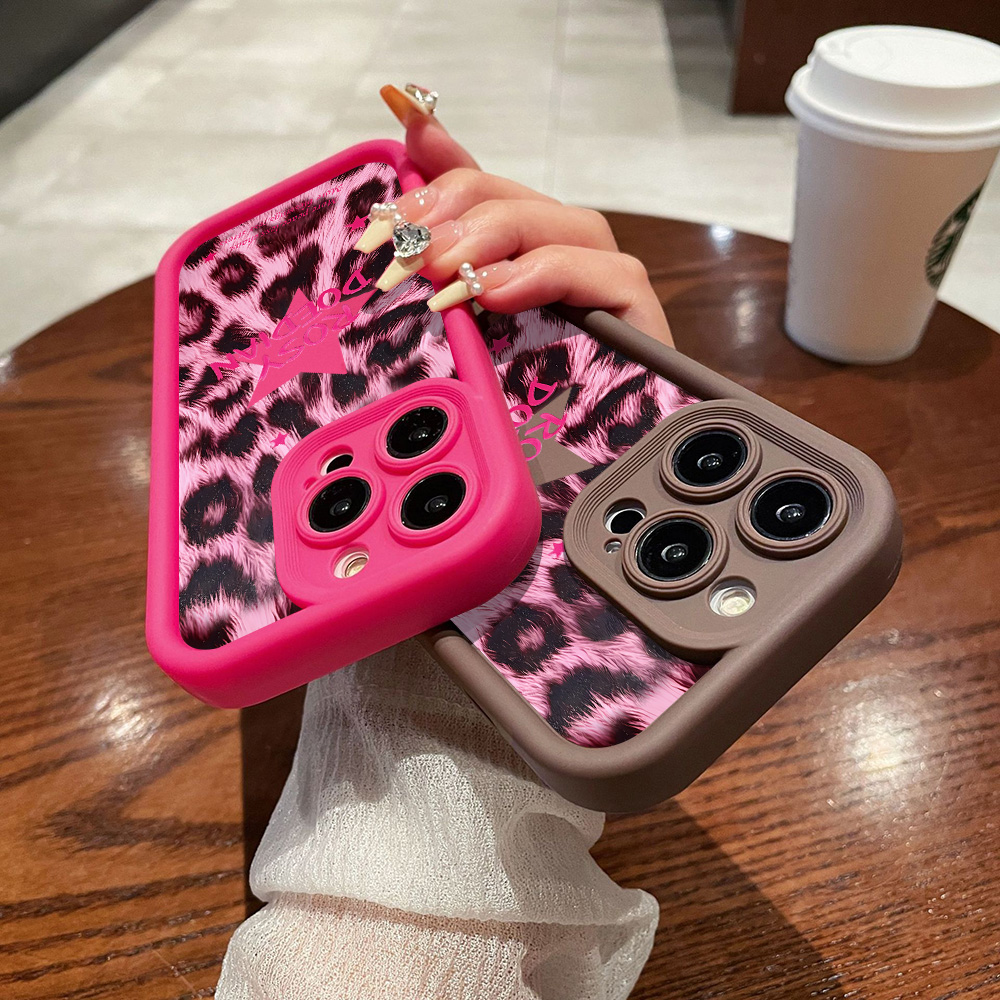 Fashion Pink Leopard Print Pho - đánh giá và giá Phone Cases Trending