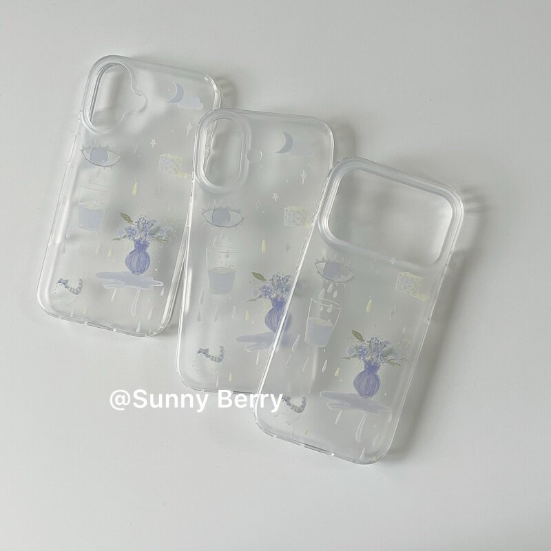 Korean Ins Blue Tear Vase Illu - đánh giá và giá Phone Cases Y2K