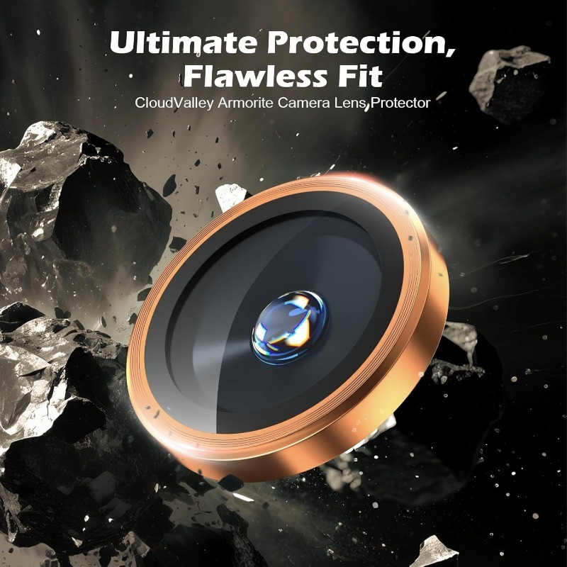 Orange Metal Glass Camera Lens - đánh giá và giá Phone Cases Orange