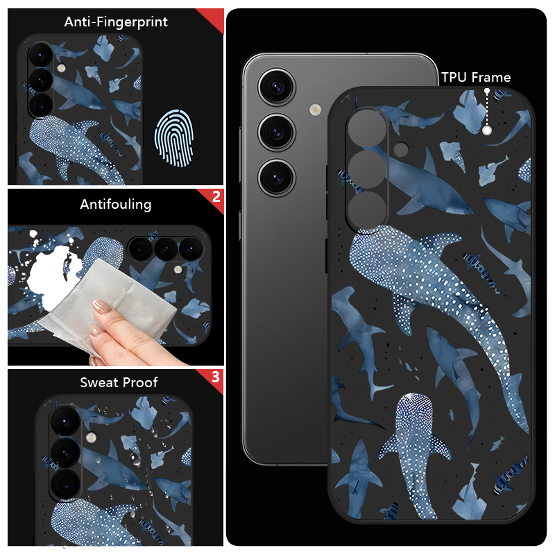 Whale Pattern Lanyard Case For - đánh giá và giá Phone Cases A14 Samsung