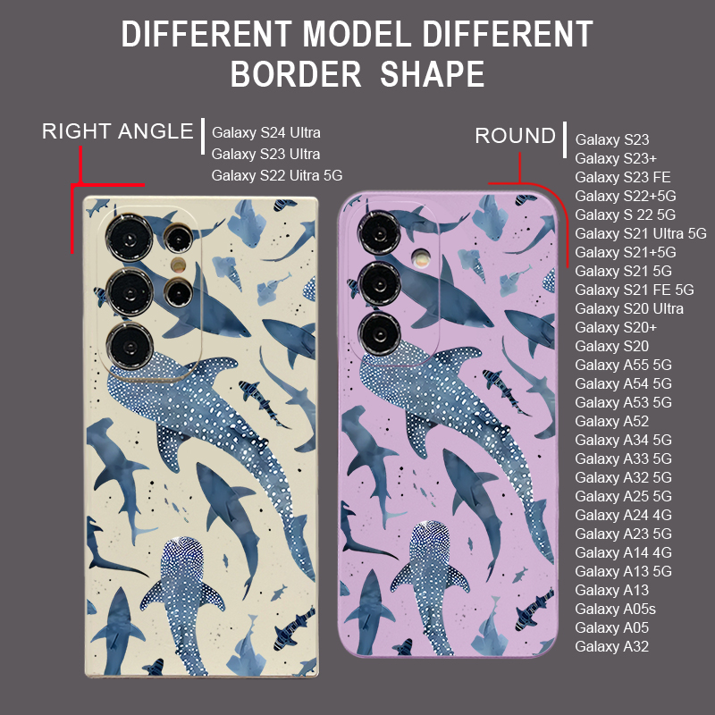 Whale Pattern Lanyard Case For - đánh giá và giá Phone Cases A14 Samsung