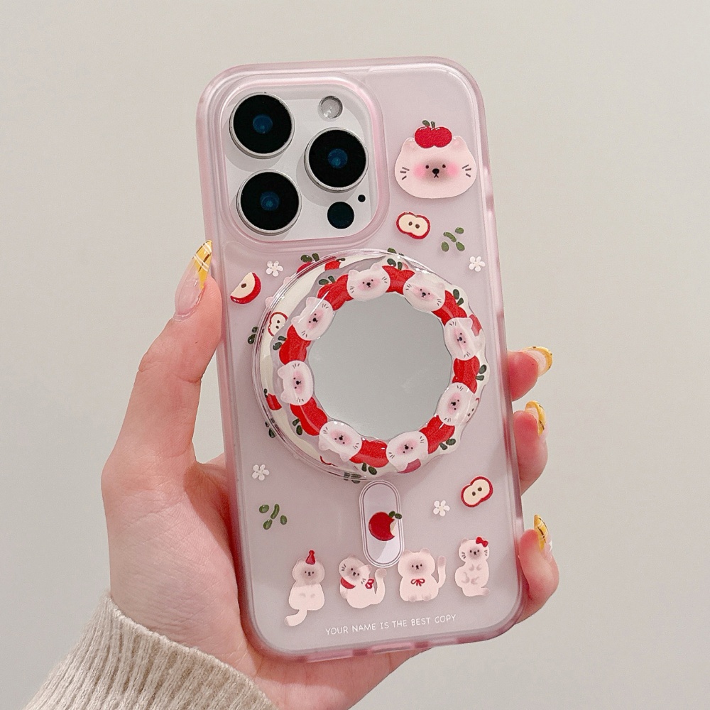 Korean Cute Apple Kitty For Ma - đánh giá và giá Phone Cases Quirky