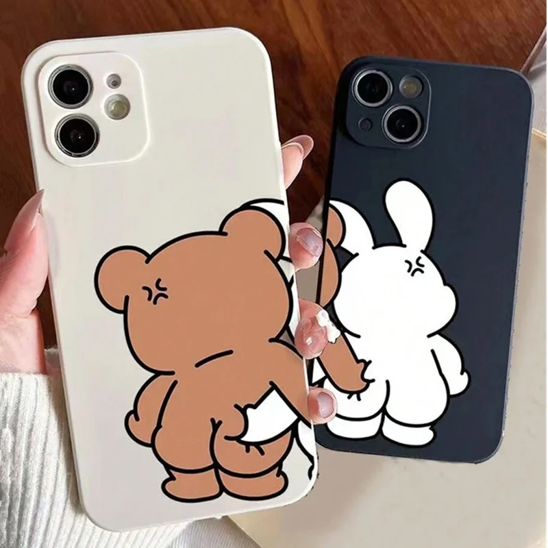 Funny Couple Cartoon Rabbit Be - đánh giá và giá Phone Cases Quirky