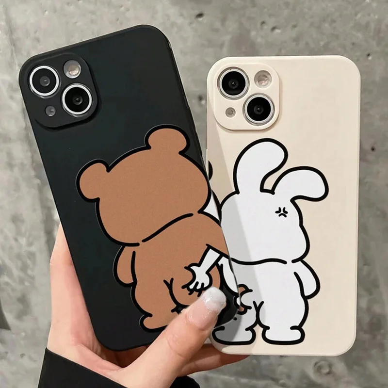 Funny Couple Cartoon Rabbit Be - đánh giá và giá Phone Cases Quirky