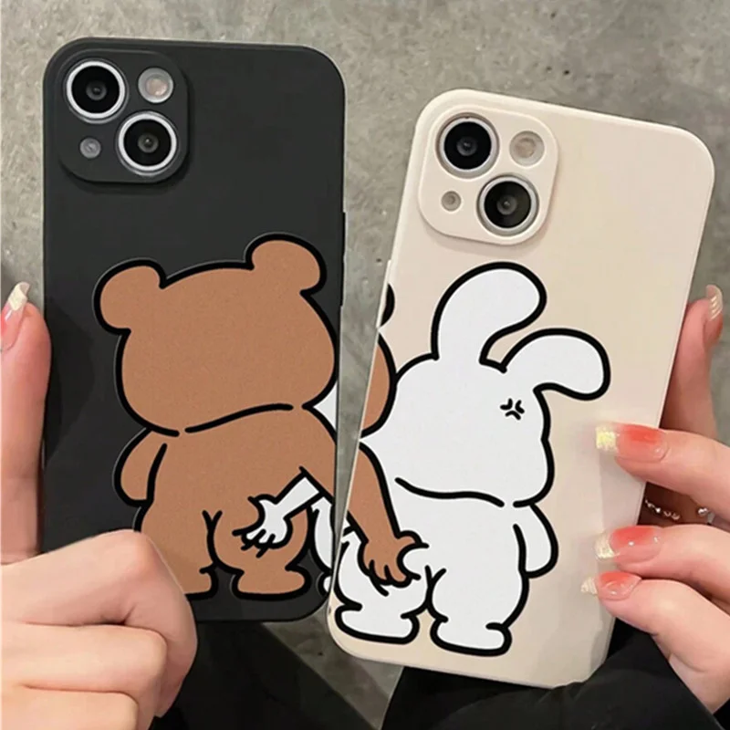 Funny Couple Cartoon Rabbit Be - đánh giá và giá Phone Cases Quirky