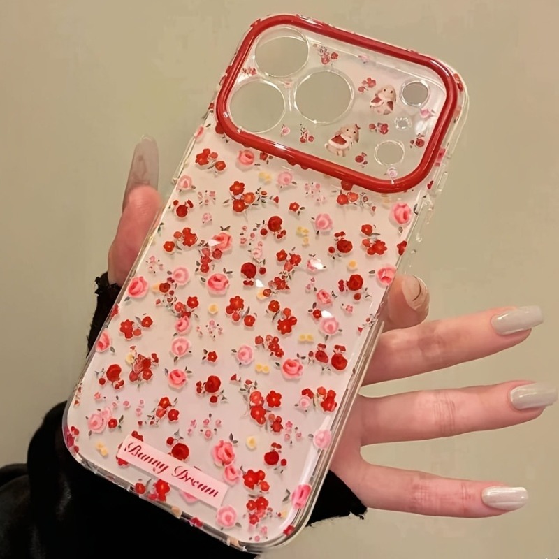 Lovely Cartoon Red Flowers Pat - đánh giá và giá Phone Cases Trending