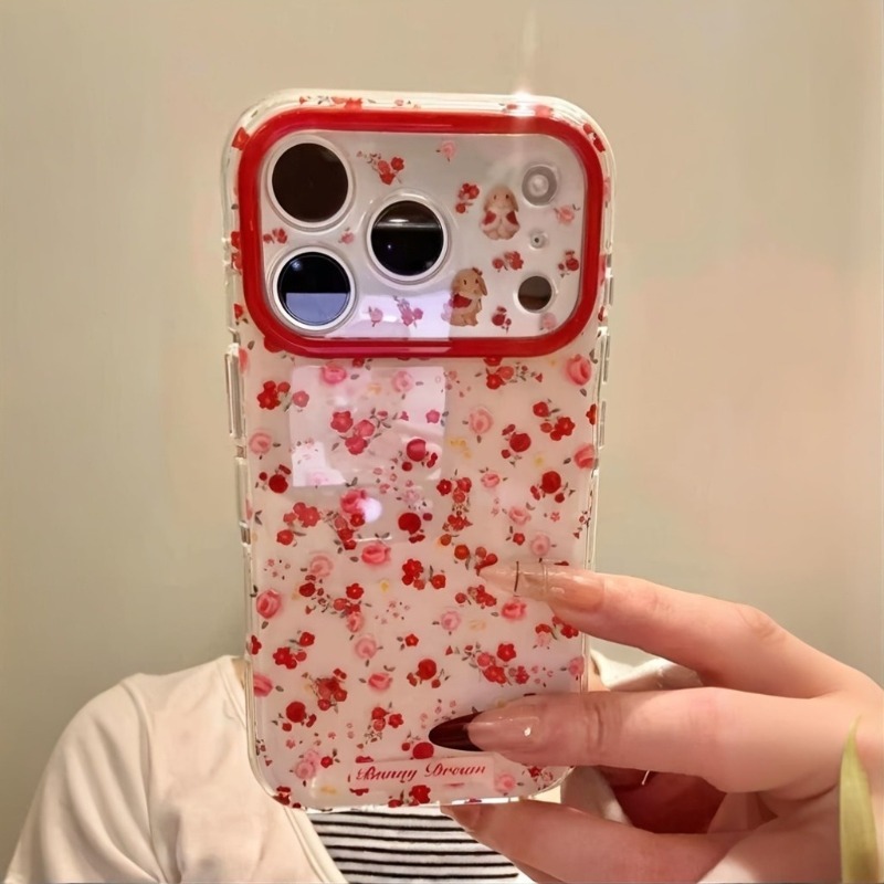 Lovely Cartoon Red Flowers Pat - đánh giá và giá Phone Cases Trending