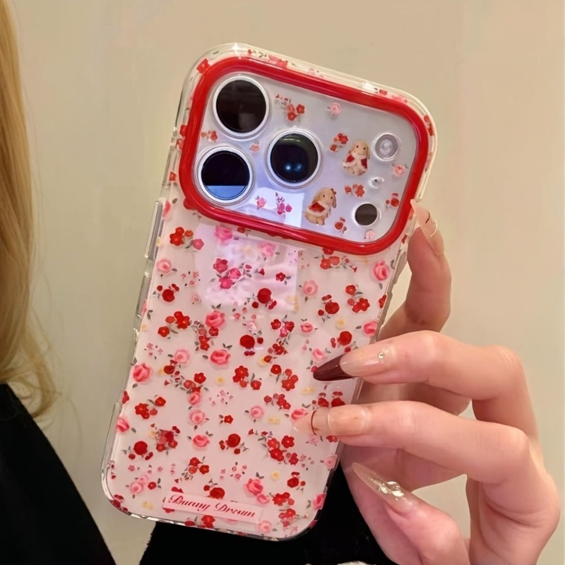 Lovely Cartoon Red Flowers Pat - đánh giá và giá Phone Cases Trending