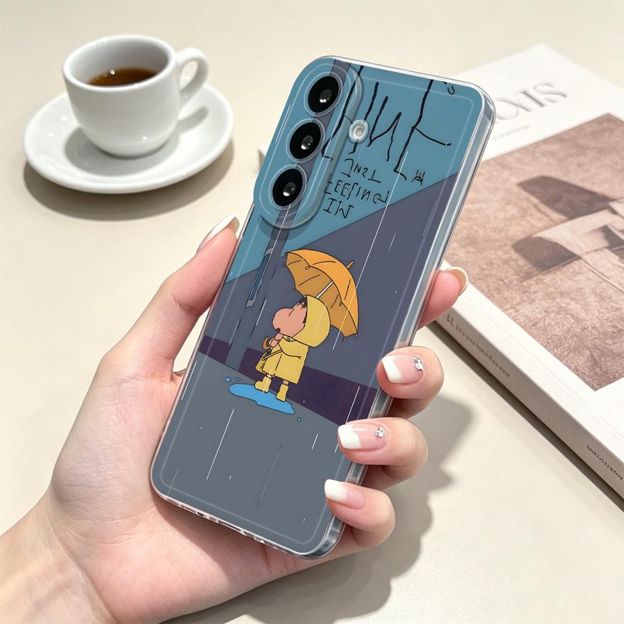 Yellow Umbrella Boy Phone Cove - đánh giá và giá Phone Cases A14 Samsung